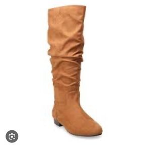 SO Women's Slouch Tall Boot - Tan